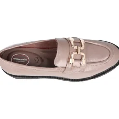 Mocassins*Tamaris Comfort Karim Taupe Patent